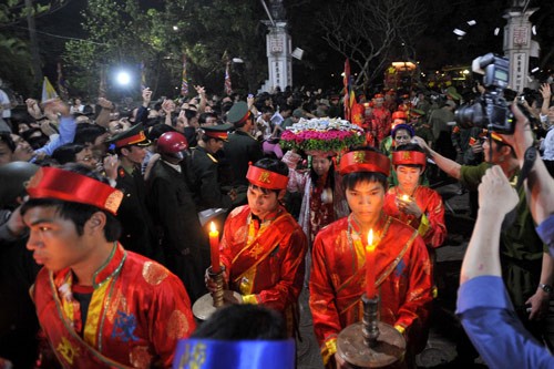 Fête de l'ouverture des sceaux du temple Trân à Thai Binh  - ảnh 1